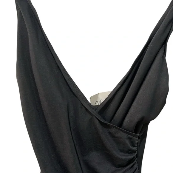 NWT Miraclesuit Surplice Bust Ruched Side Tummy Control One Piece Swimsuit  SZ 8 - Picture 3 of 10